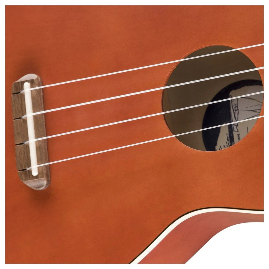 Đàn Ukulele Fender Venice FB Walnut Soprano, Natural