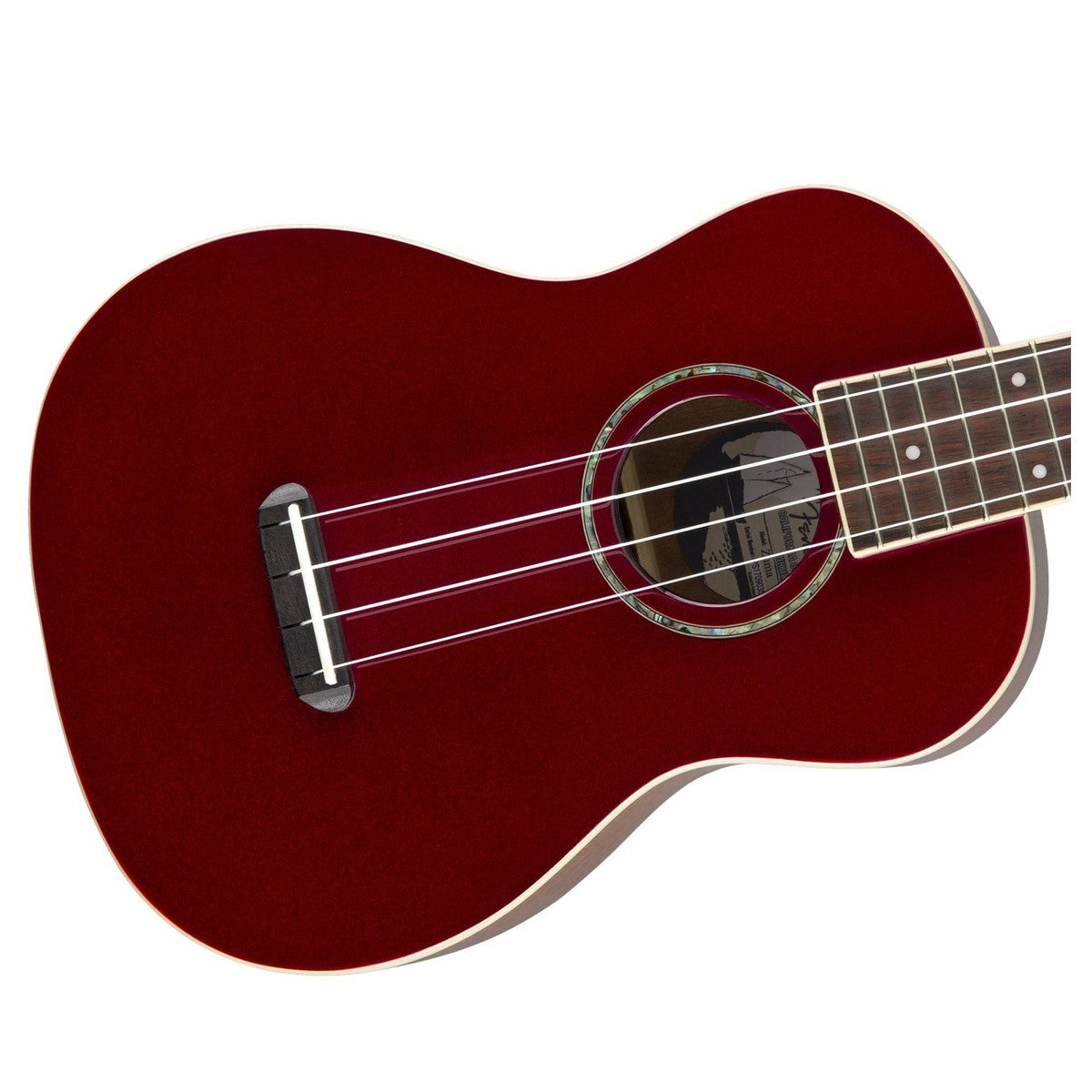 Đàn Ukulele Fender Zuma Classic FB Walnut Concert, Candy Apple Red