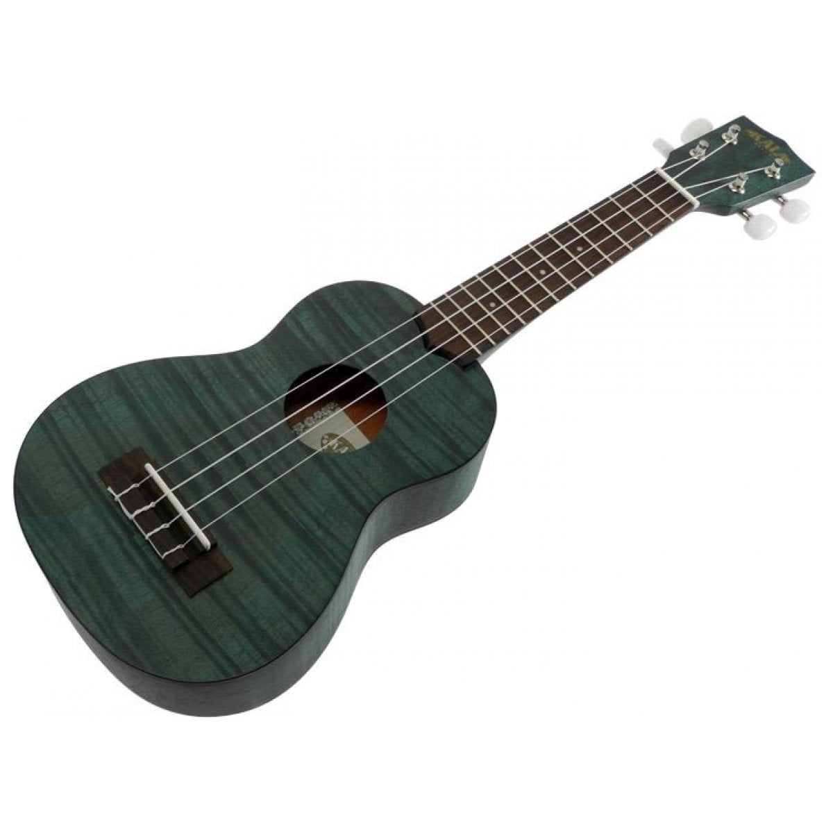 Đàn Ukulele Kala Exotic Mahogany Soprano, Transparent Green KA-SEMG