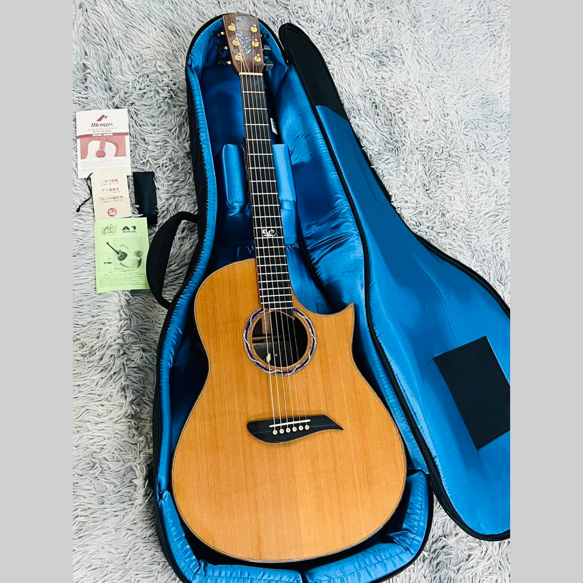 Đàn Guitar Acoustic Morris S107 Cao Cấp All Solid