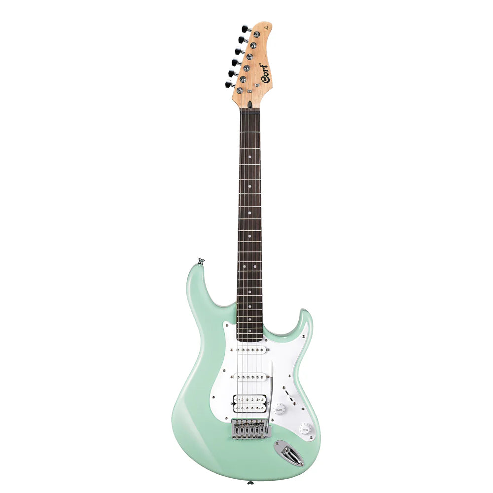 Đàn Guitar Điện Cort G Series G110 HSS Electric Guitar, Jatoba Fingerboard, Caribbean Green