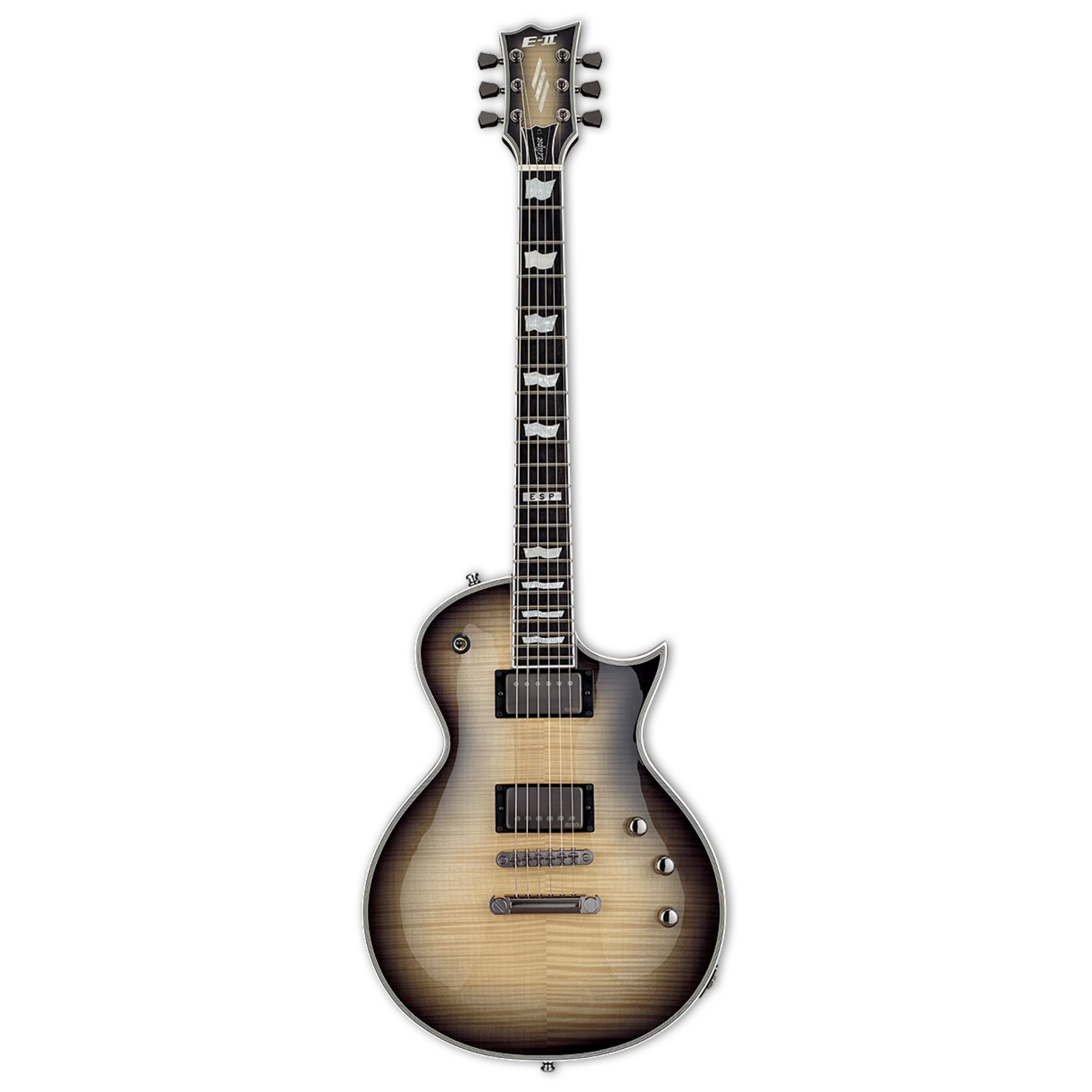 Đàn Guitar Điện ESP E-II ECLIPSE Full Thickness, Black Natural Burst