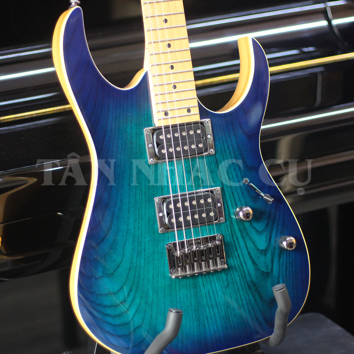 Đàn Guitar Điện Ibanez RG421AHM, Blue Moon Burst