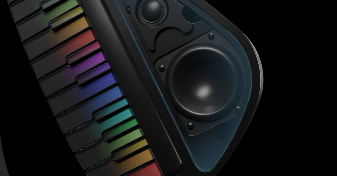 Đàn Guitar Enya Cyber G Stringless Keyboard Module, Purple