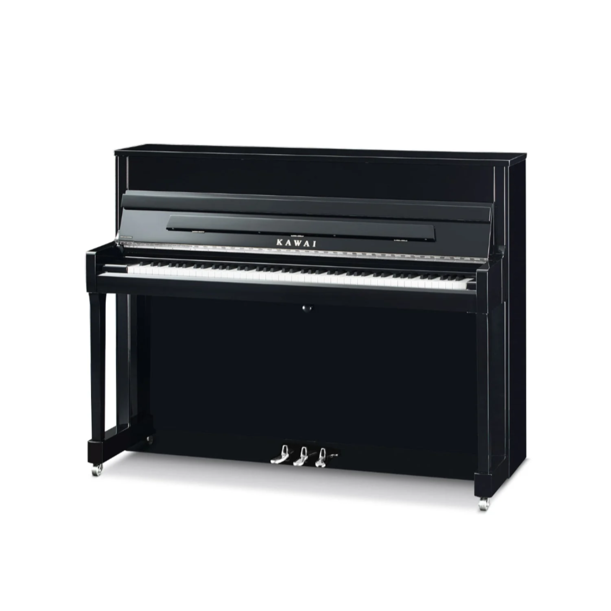 Đàn Piano Cơ Upright Kawai K200, Enoby Polish with Silver Hardware
