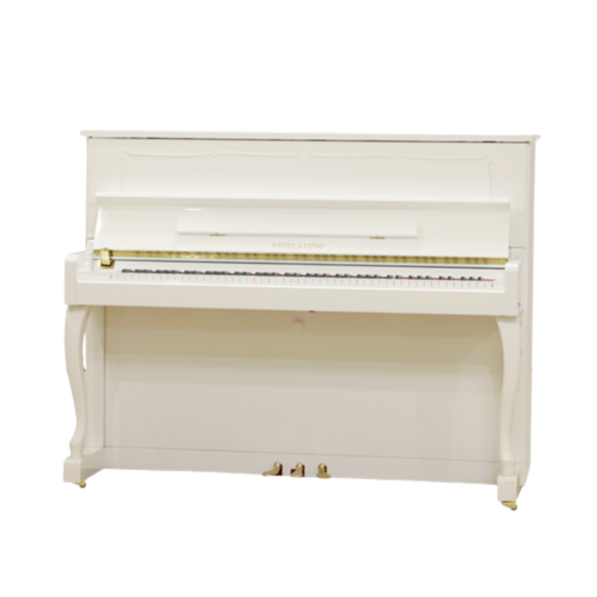 Đàn Piano Cơ Upright Wendl & Lung U118 White