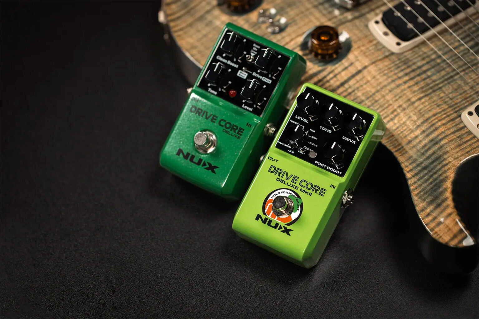 Pedal Guitar Nux Drive Core Deluxe MKII, 8 Way Overdrive Combination Pedal