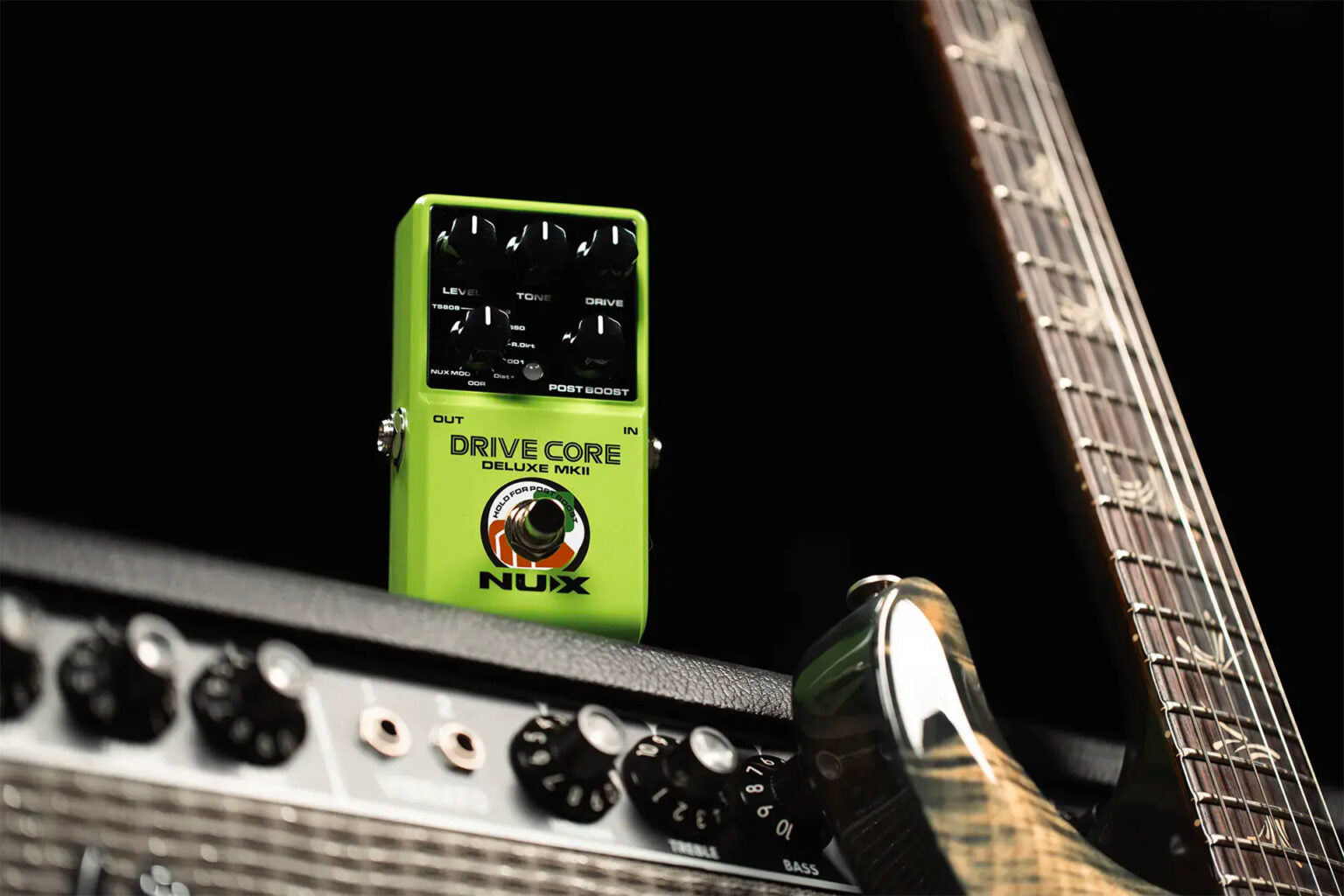 Pedal Guitar Nux Drive Core Deluxe MKII, 8 Way Overdrive Combination Pedal