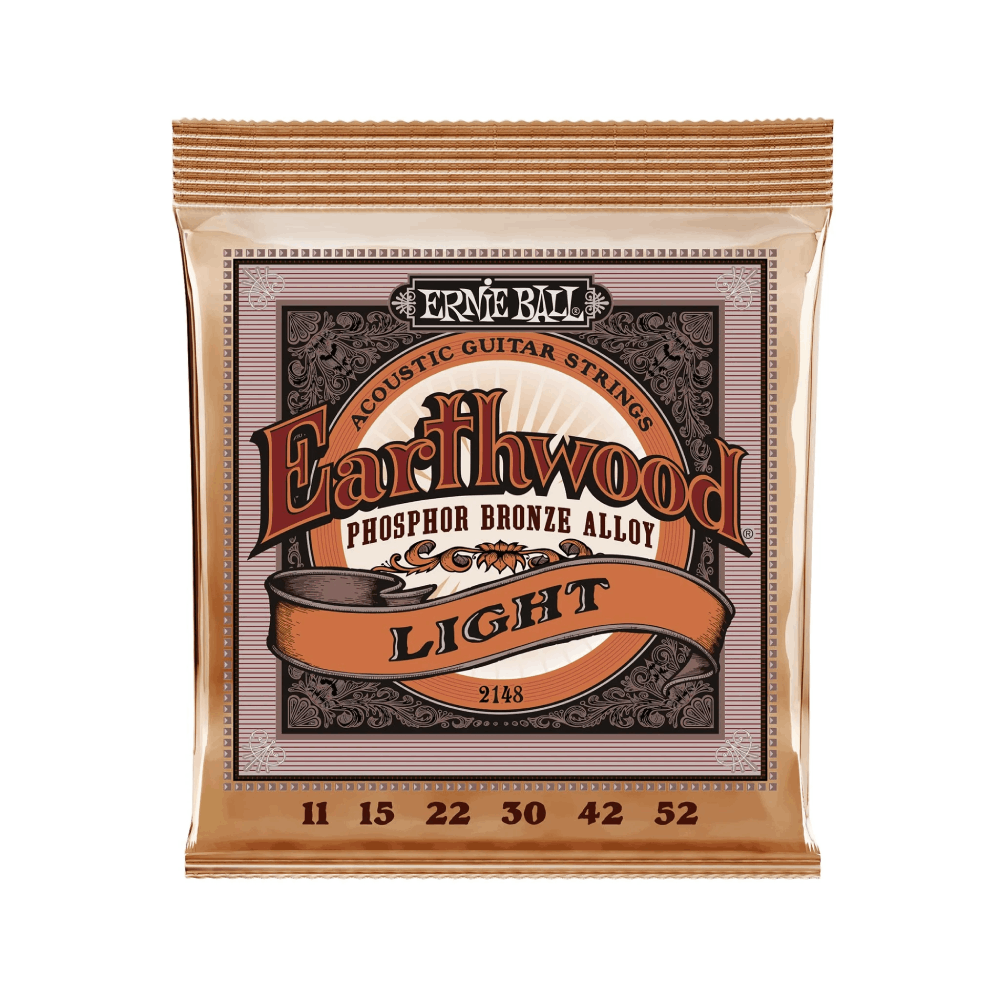 Dây Đàn Guitar Acoustic Ernie Ball Earthwood Light Phosphor Bronze, 11-52