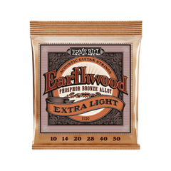 Dây Đàn Guitar Acoustic Ernie Ball Earthwood Extra Light Phosphor Bronze, 10-50