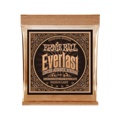 Dây Đàn Guitar Acoustic Ernie Ball Everlast Medium Light Coated Phosphor Bronze , 12-54