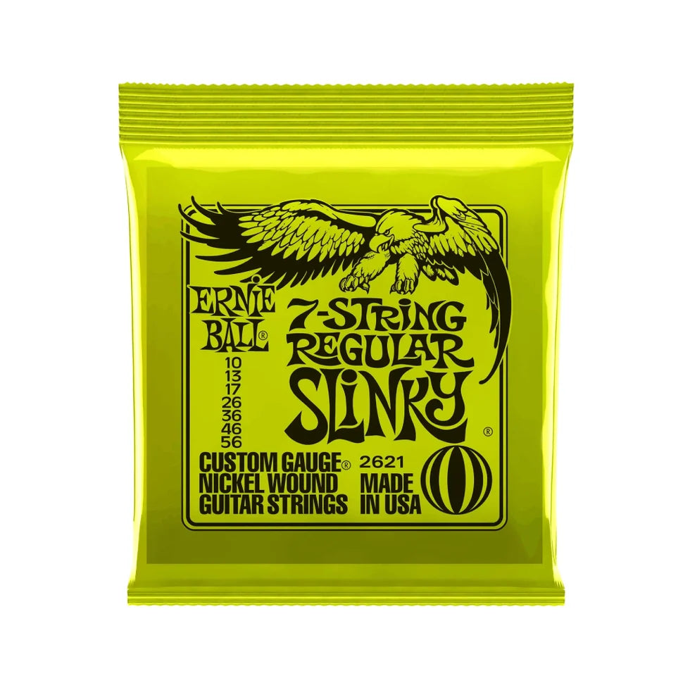 Dây Guitar Điện 7 Dây Ernie Ball Regular Slinky (10-56)