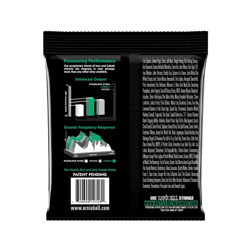 Dây Guitar Điện Ernie Ball Cobalt Not Even Slinky (12-56)