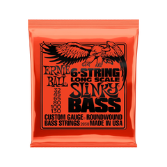 Dây Đàn Guitar Điện Ernie Ball Slinky Long Scale 6-String Nickel Wound, 32-130