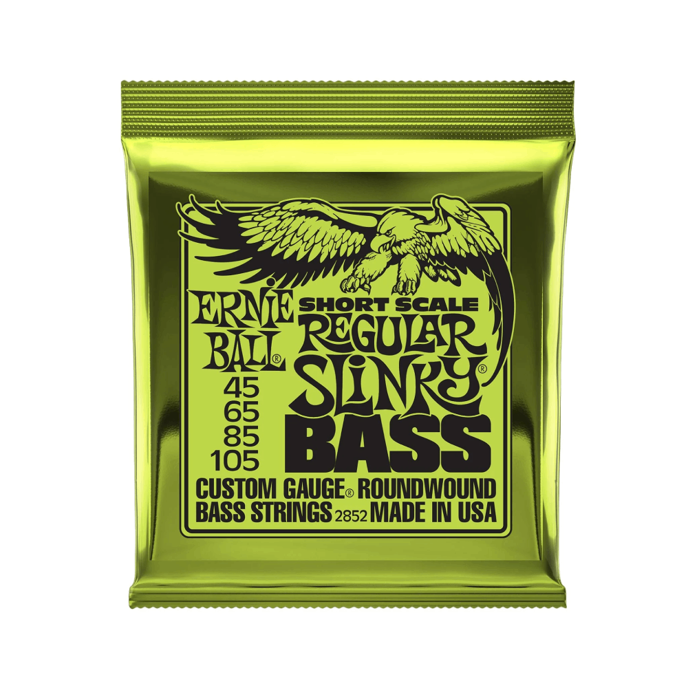 Dây Đàn Guitar Bass Ernie Ball Short Scale Nickel Wound Regular Slinky, 45-105