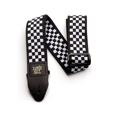 Dây Đeo Đàn Guitar Ernie Ball Jacquard, Black and White Checkered