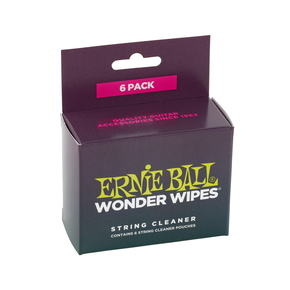 Khăn Lau Đàn Guitar Ernie Ball Wonder, 6 Pack