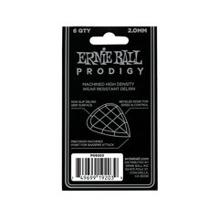 Pick GuitarErnie Ball Mini Prodigy 2.0mm, White, 6-Pack