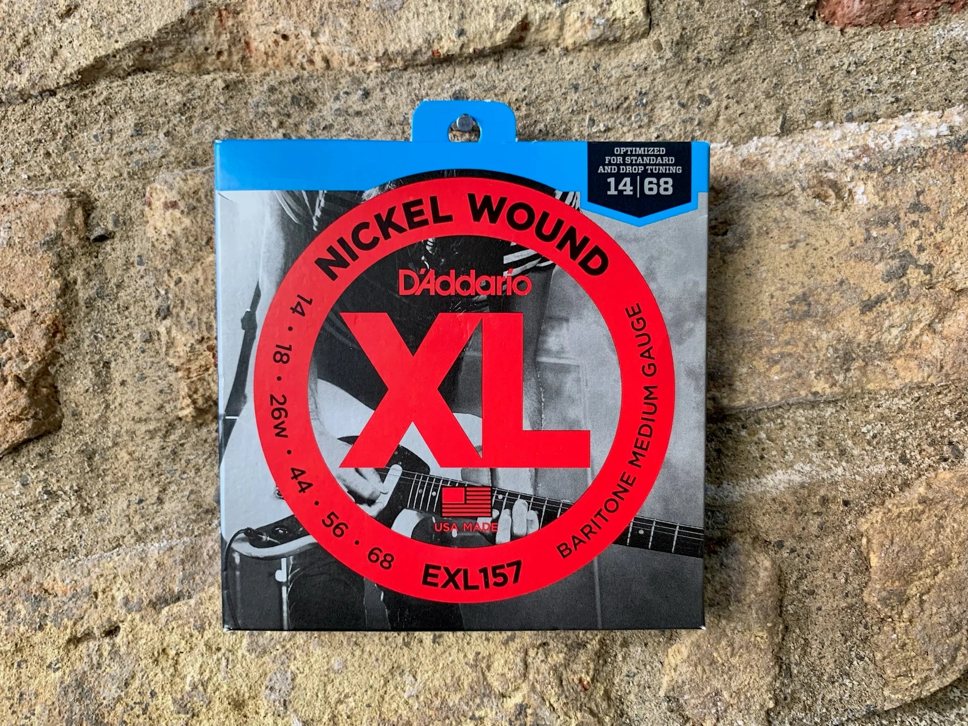 Dây Đàn Guitar Điện Baritone D'Addario EXL157 14-68