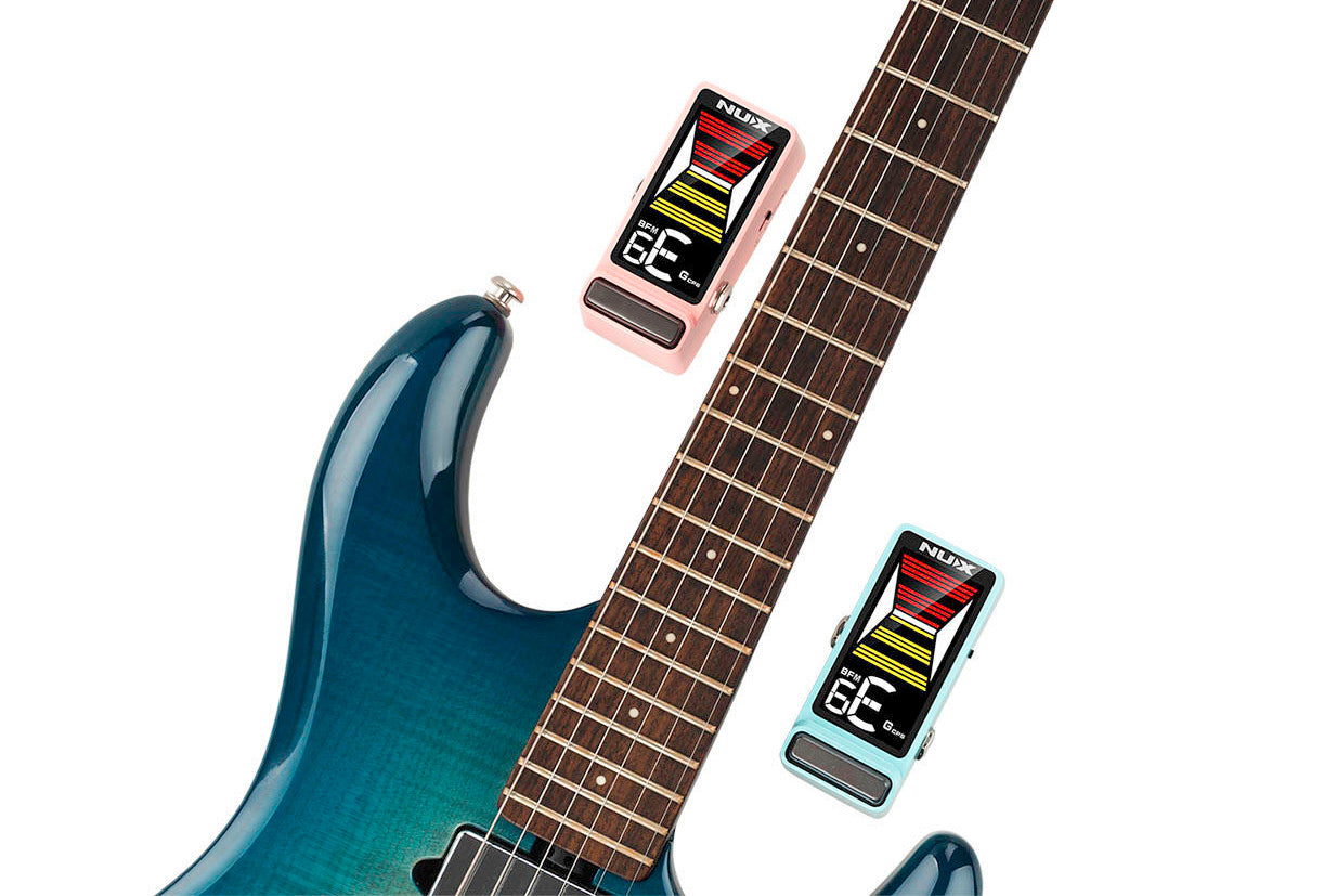 Pedal Guitar Nux Flow Tune MKII, Pedal Tuner, Blue