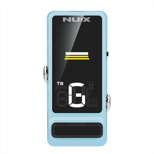 Pedal Guitar Nux Flow Tune MKII, Pedal Tuner, Blue