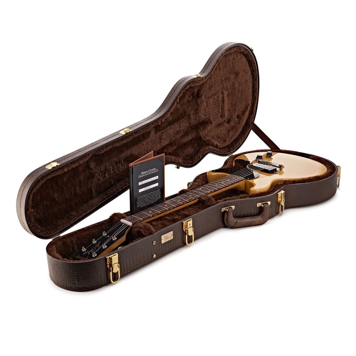 Đàn Guitar Điện Gibson Custom 1958 Les Paul Junior, Reissue, VOS, TV Yellow