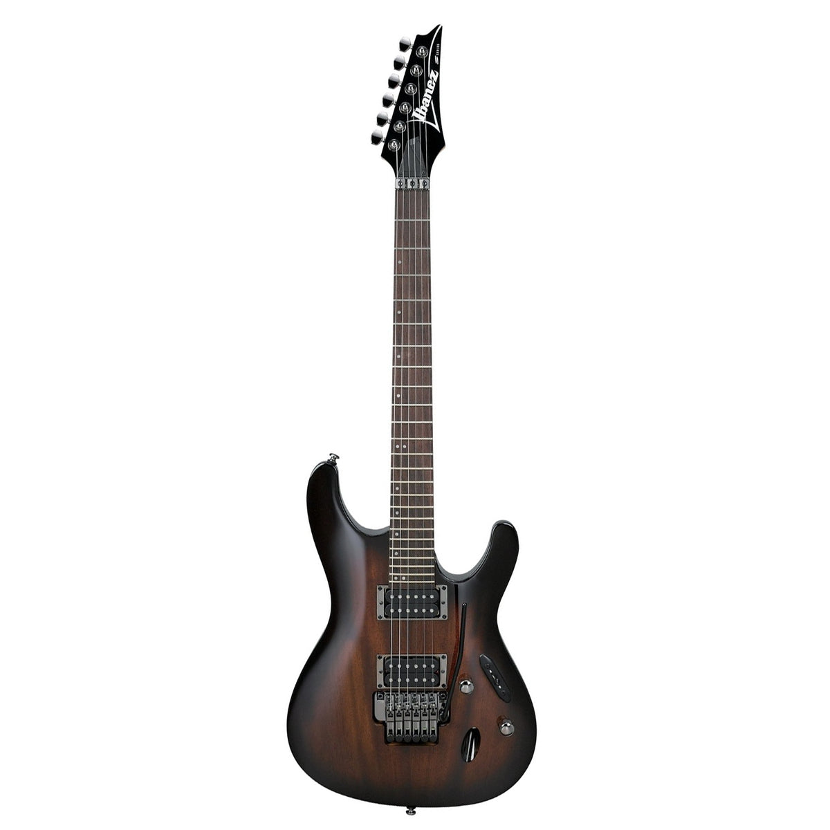  Guitar Điện Ibanez S520, Jabota Fingerboard, Transparent Black Burst