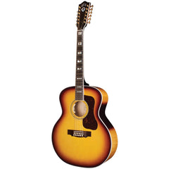 Guitar Acoustic Guild F512E Maple, Antique Sunburst