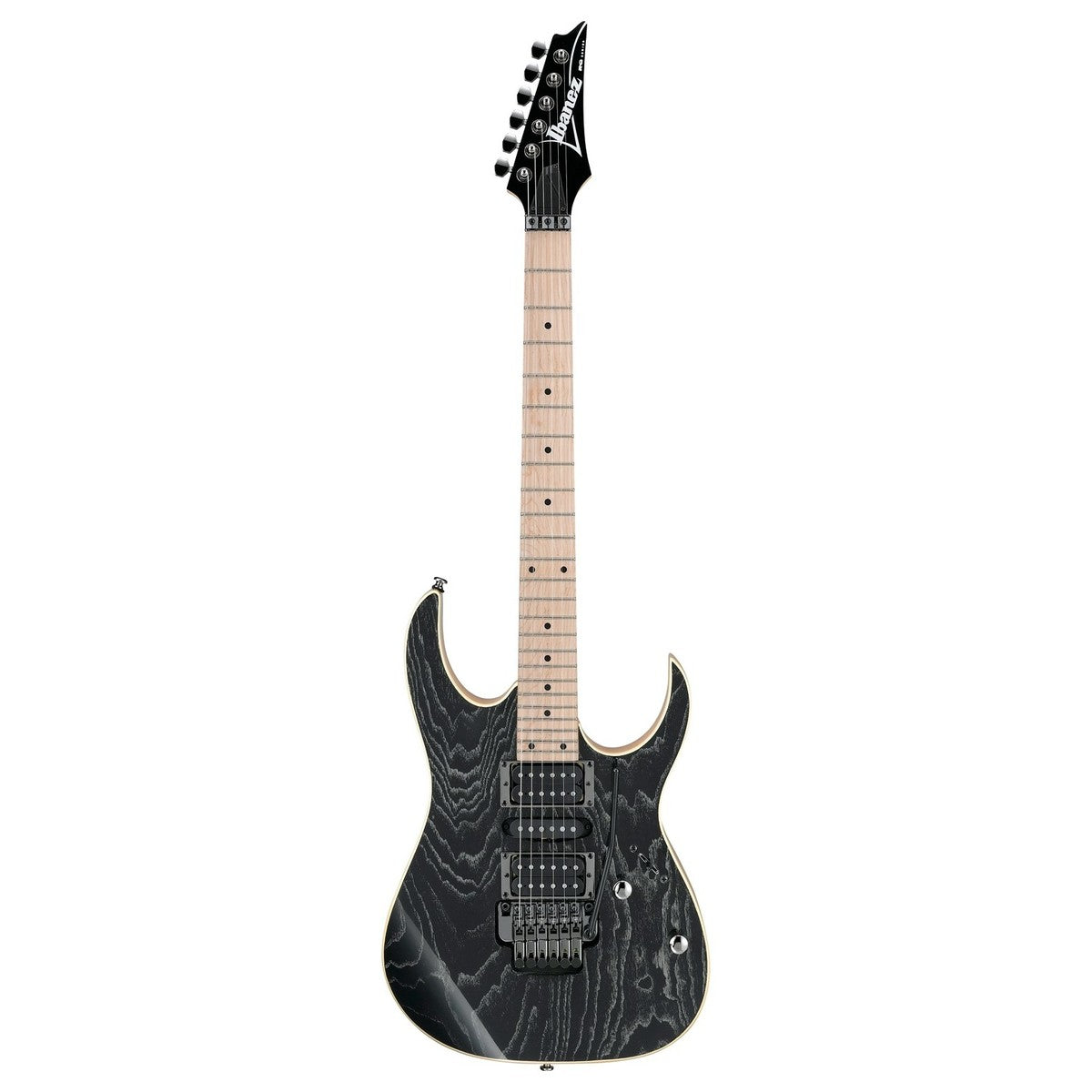 Guitar Điện Ibanez RG370AHMZ, Maple Fingerboard, Silver Wave Black Flat