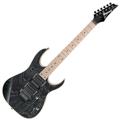 Guitar Điện Ibanez RG370AHMZ, Maple Fingerboard, Silver Wave Black Flat