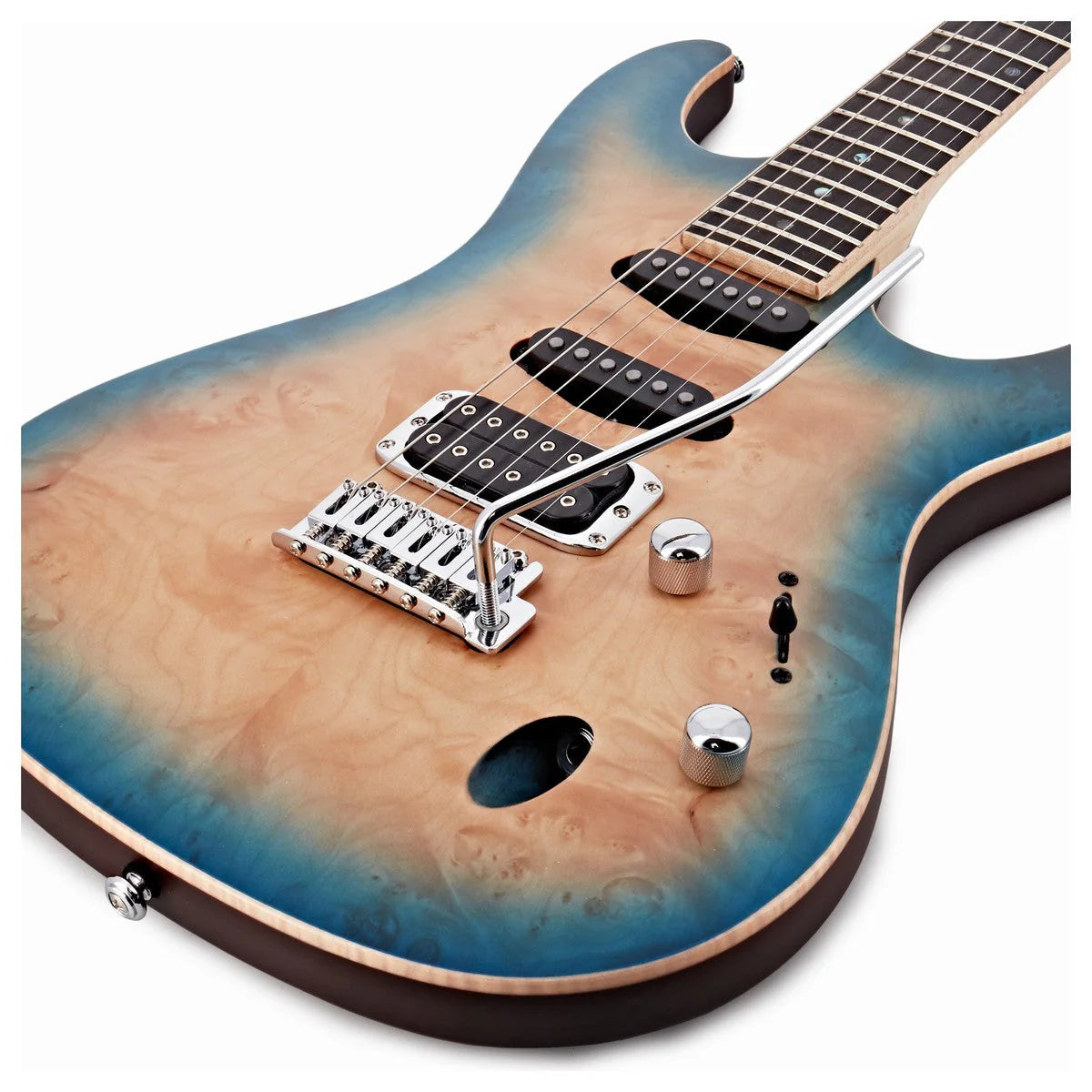 Guitar Điện Ibanez SA460MBW, Ebony Fingerboard, Sunset Blue Burst