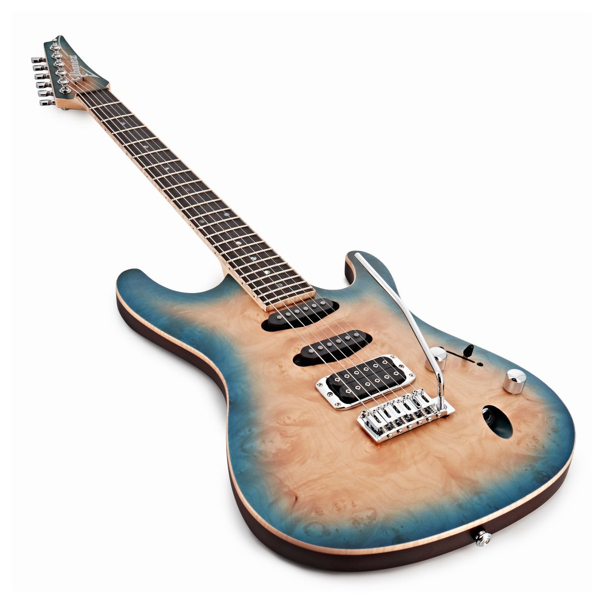 Guitar Điện Ibanez SA460MBW, Ebony Fingerboard, Sunset Blue Burst