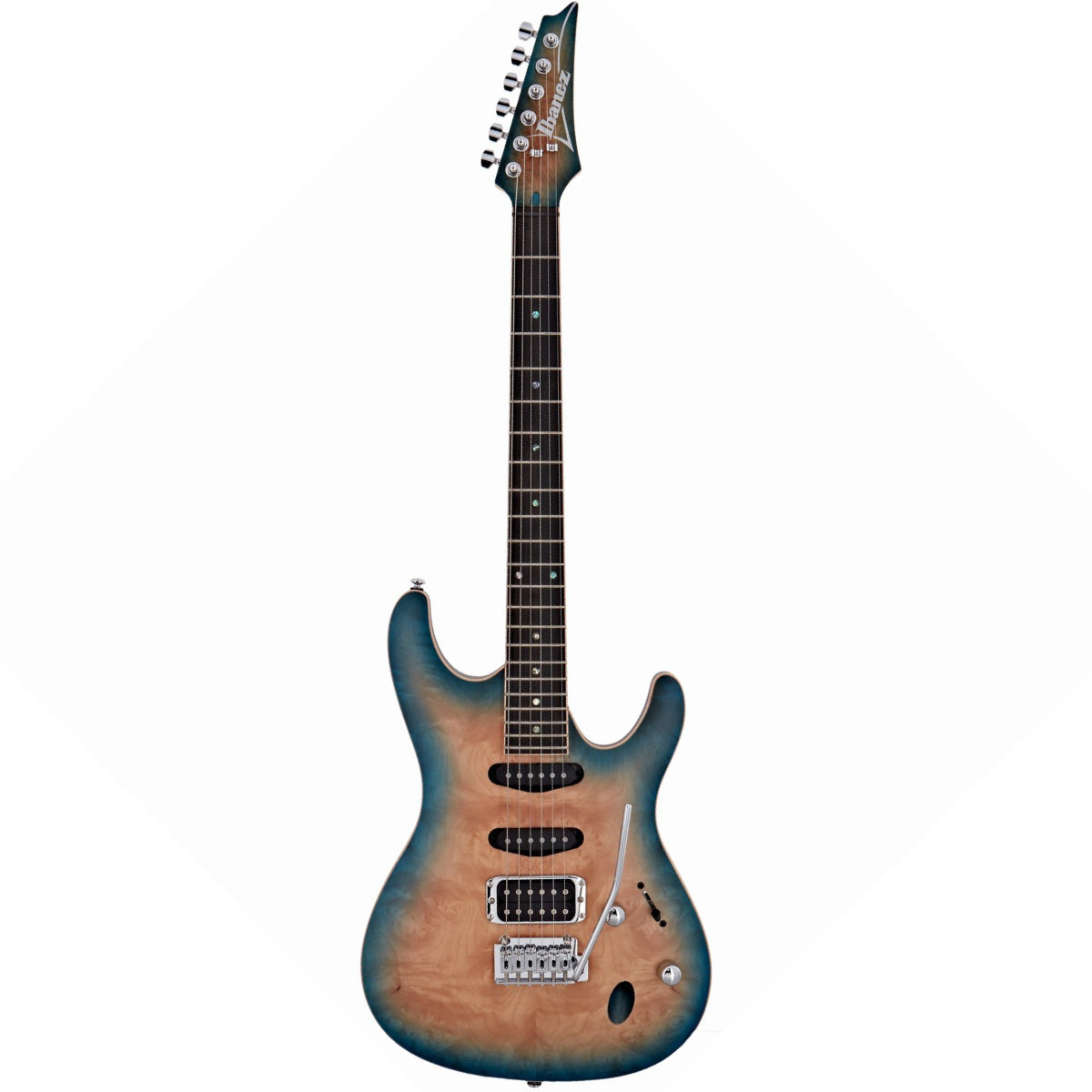 Guitar Điện Ibanez SA460MBW, Ebony Fingerboard, Sunset Blue Burst