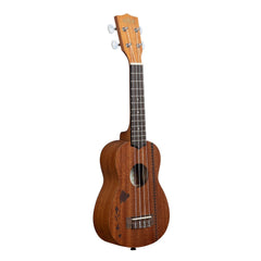 Đàn Ukulele Kala Satin Mahogany Soprano w/ Hawaiian Islands KA-15S-H