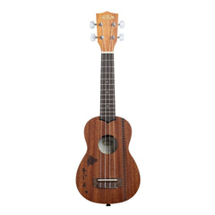 Đàn Ukulele Kala Satin Mahogany Soprano w/ Hawaiian Islands KA-15S-H
