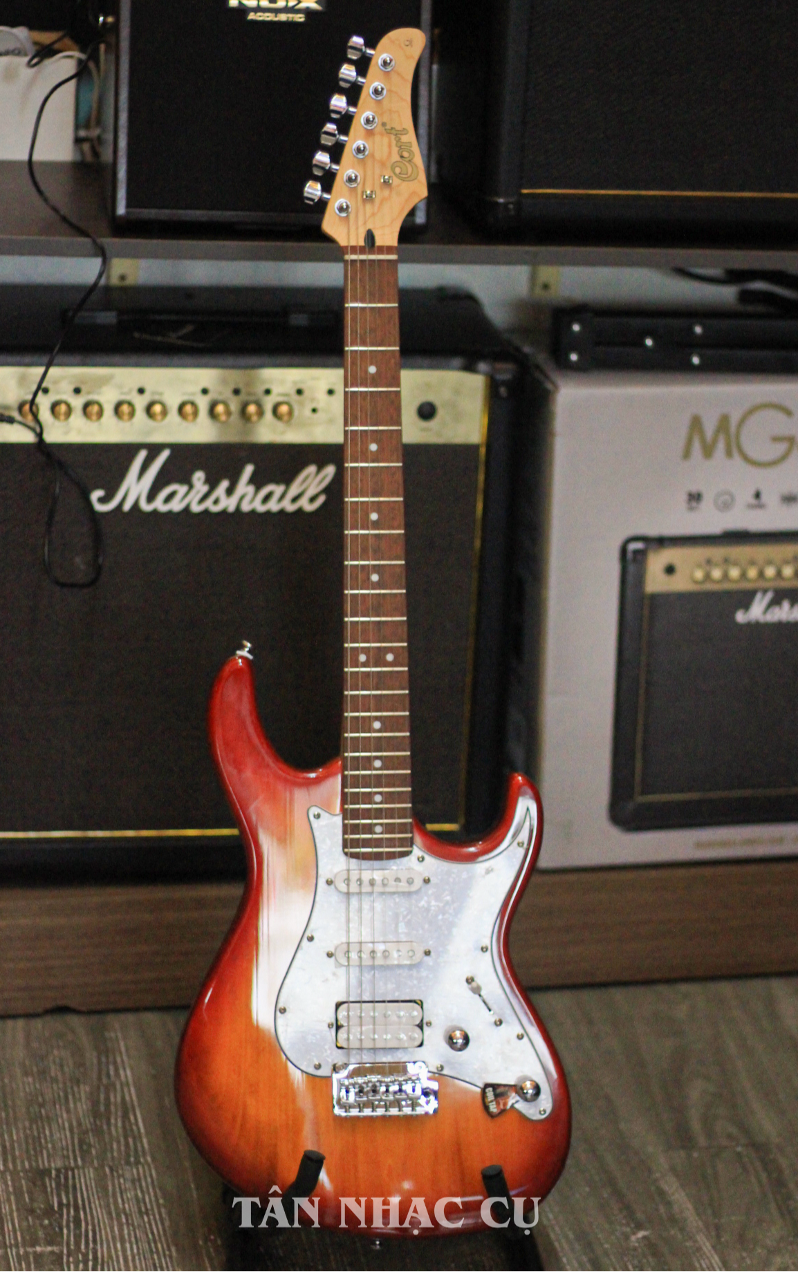 Đàn Guitar Điện Cort G250, Tobacco Burst