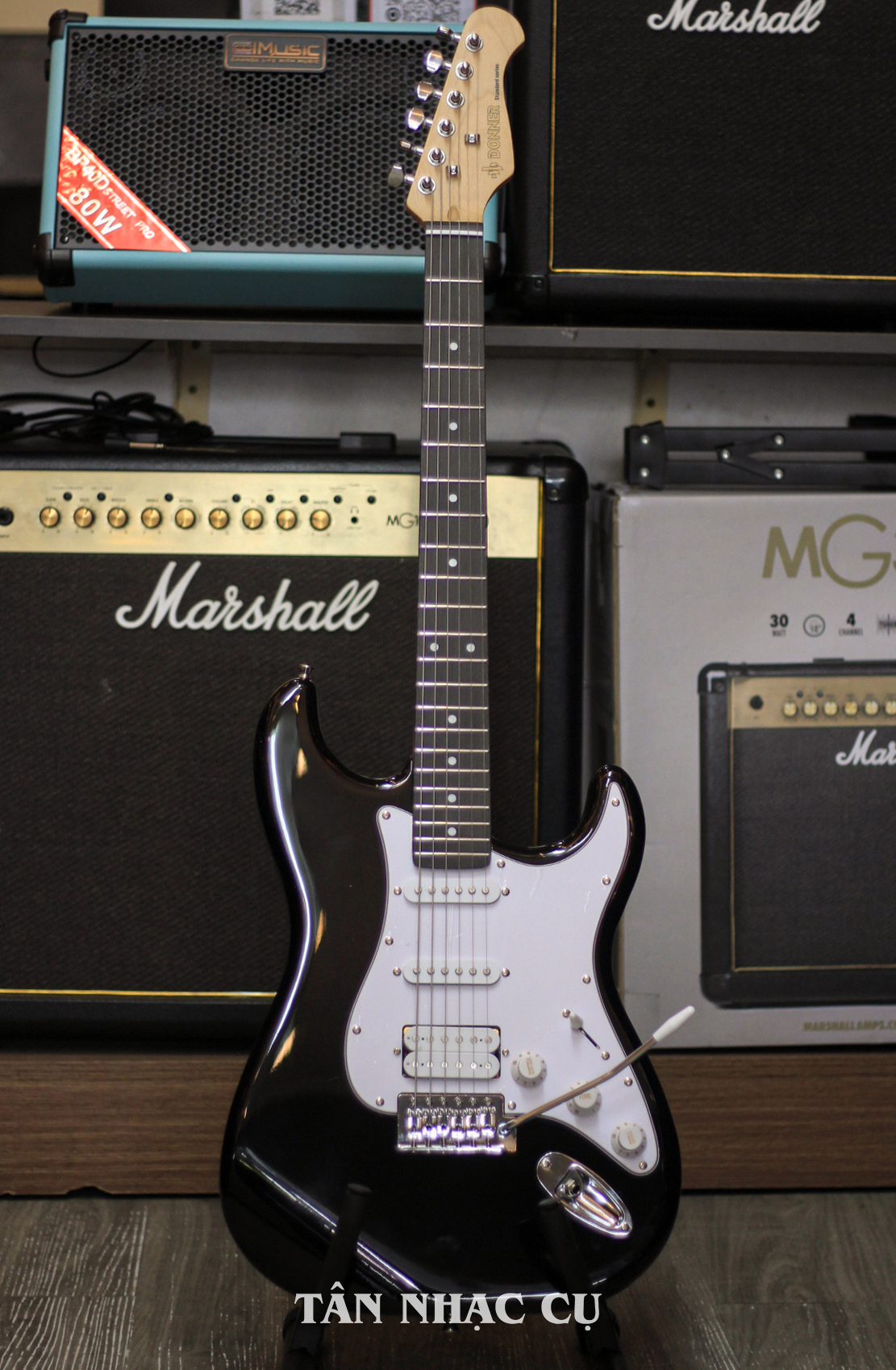 Đàn Guitar Điện Donner DST100 HSS Purpleheart Fingerboard