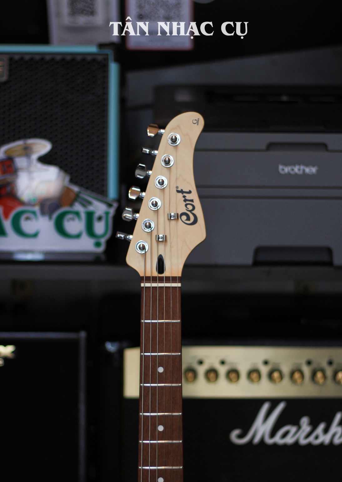 Đàn Guitar Điện Cort G Series G110 HSS Electric Guitar, Jatoba Fingerboard, Artic Black