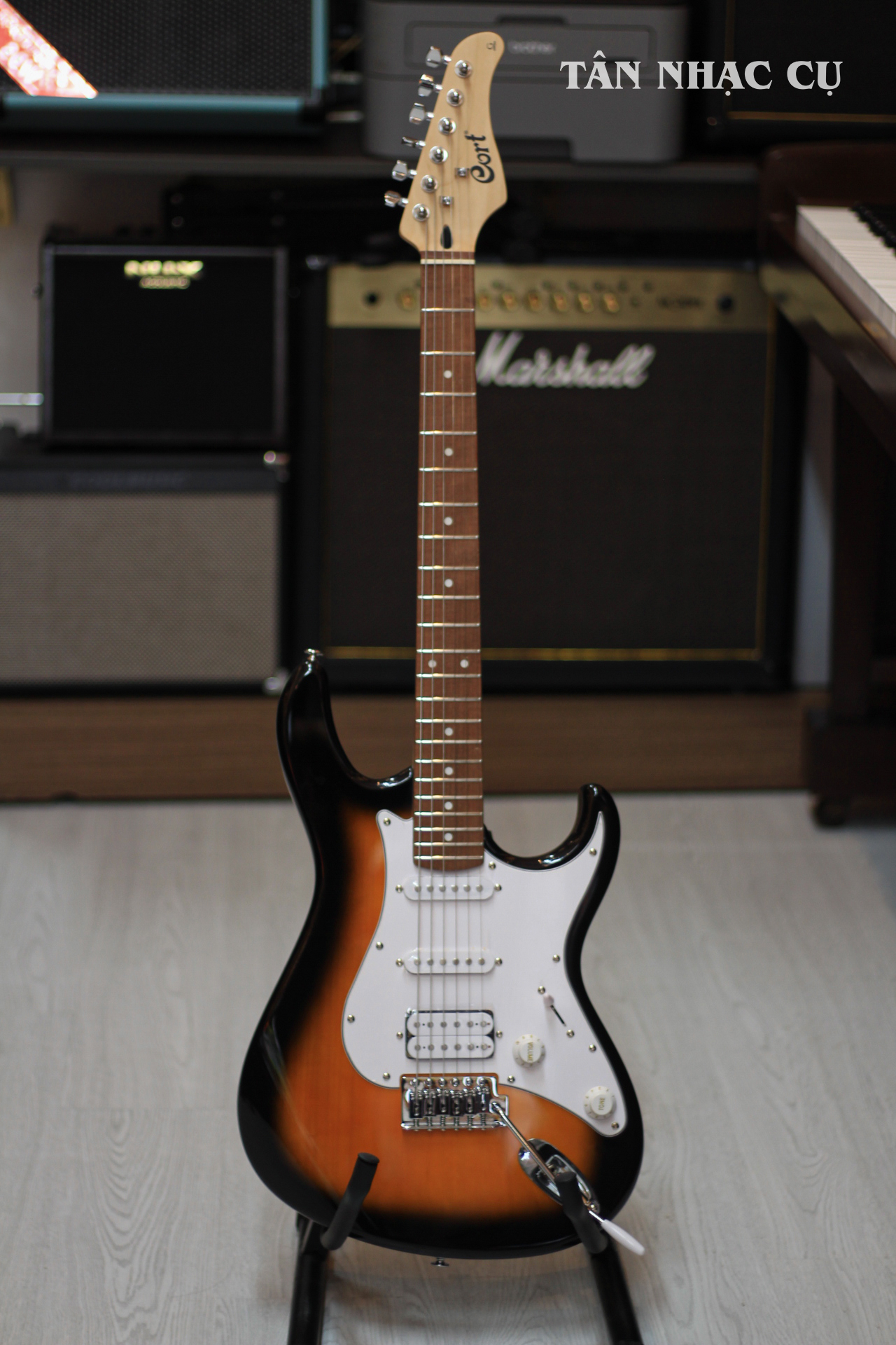 Đàn Guitar Điện Cort G Series G110 HSS Electric Guitar, Jatoba Fingerboard, 2 Color Sunburst