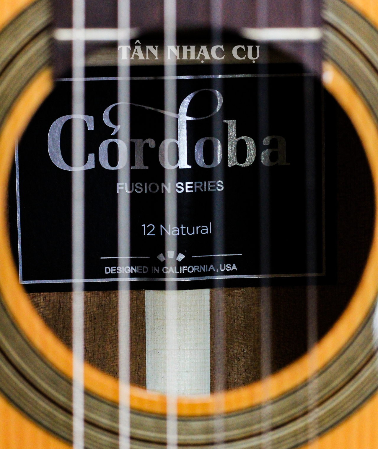 Đàn Guitar Classic Cordoba Fusion 12 Natural CD Cedar