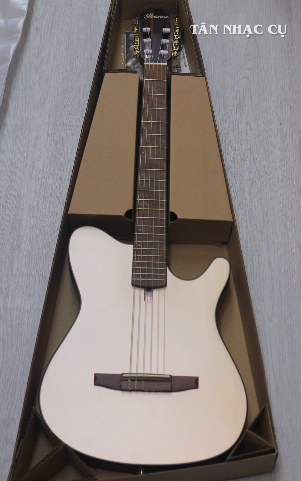 Đàn Guitar Acoustic Ibanez FRH10N, Rose Gold Metallic Flat
