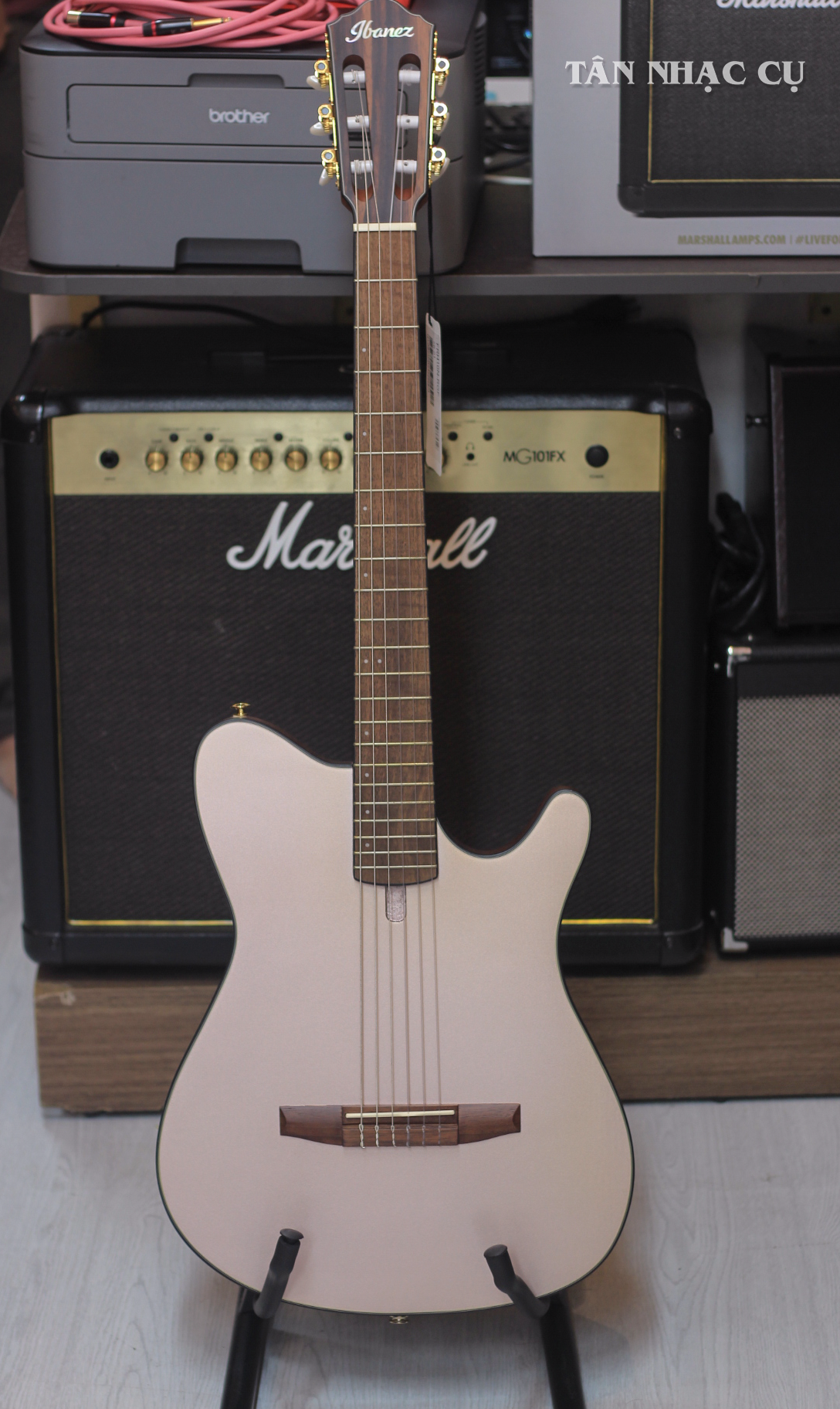 Đàn Guitar Acoustic Ibanez FRH10N, Rose Gold Metallic Flat