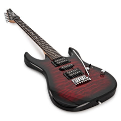 Guitar Điện Ibanez GIO GRX70QA, Purpleheart Fingerboard, Transparent Red Burst