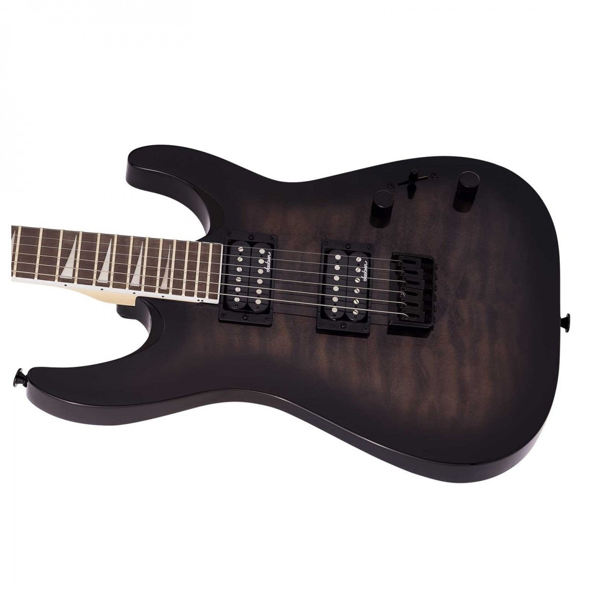 Đàn Guitar Điện Jackson JS Dinky Arch Top JS32Q DKA HT, Amaranth Fingerboard, Transparent Black Burst