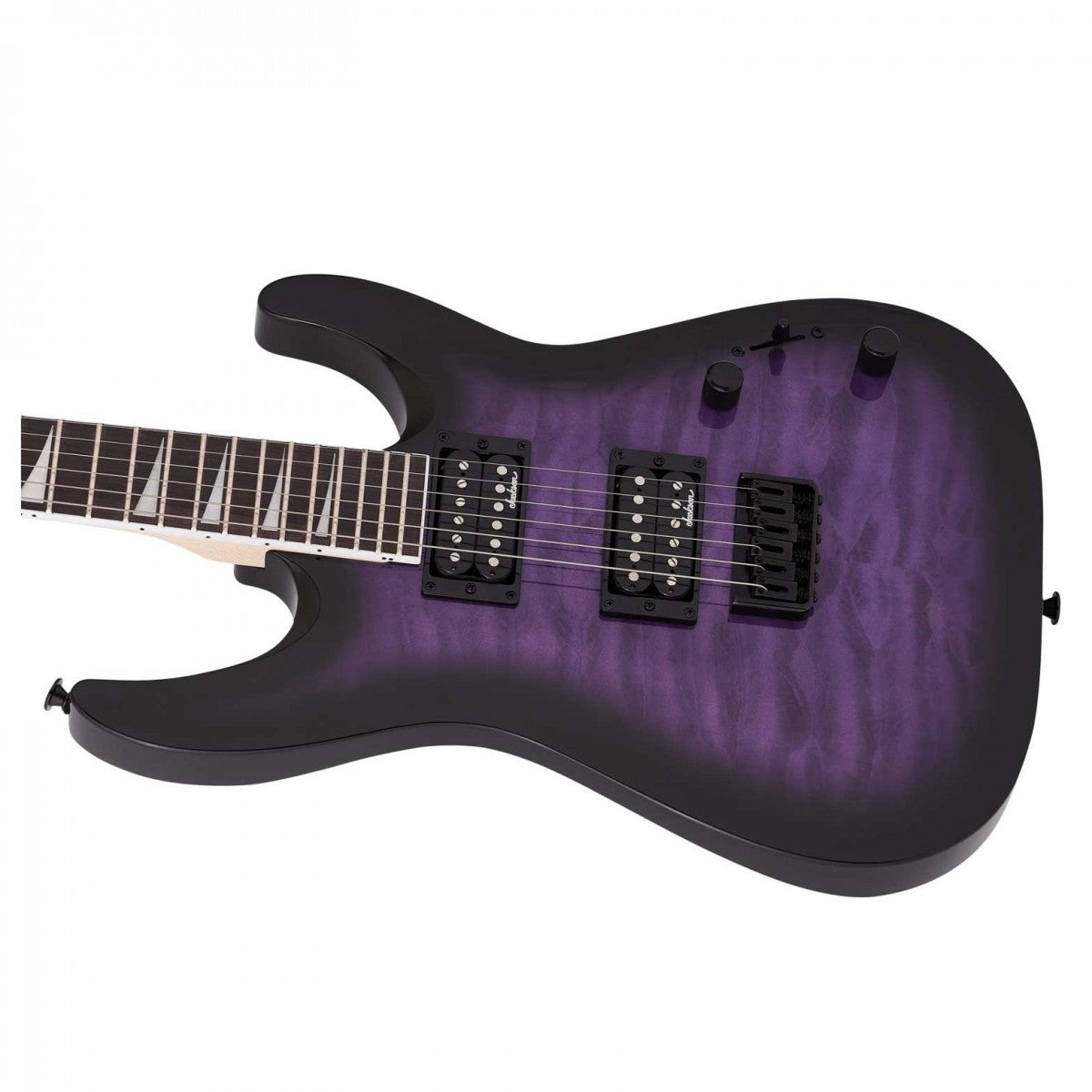 Đàn Guitar Điện Jackson JS Dinky Arch Top JS32Q DKA HT, Amaranth Fingerboard, Transparent Purple Burst