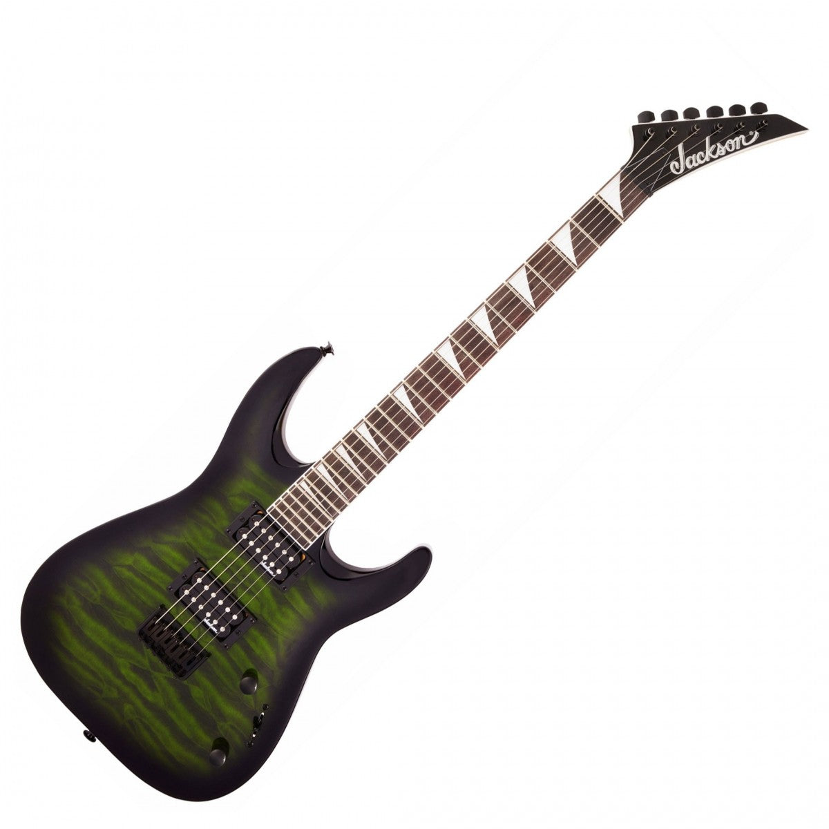 Đàn Guitar Điện Jackson JS Dinky Arch Top JS32Q DKA HT, Amaranth Fingerboard, Transparent Green Burst