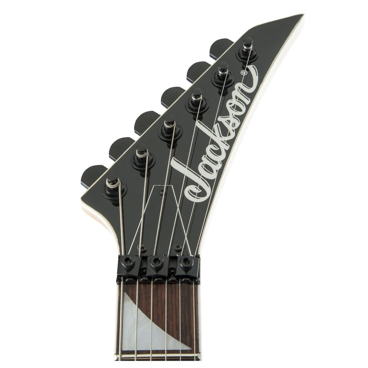 Đàn Guitar Điện Jackson JS King V JS32, Rosewood Fingerboard, White with Black Bevels