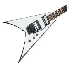 Đàn Guitar Điện Jackson JS King V JS32, Rosewood Fingerboard, White with Black Bevels