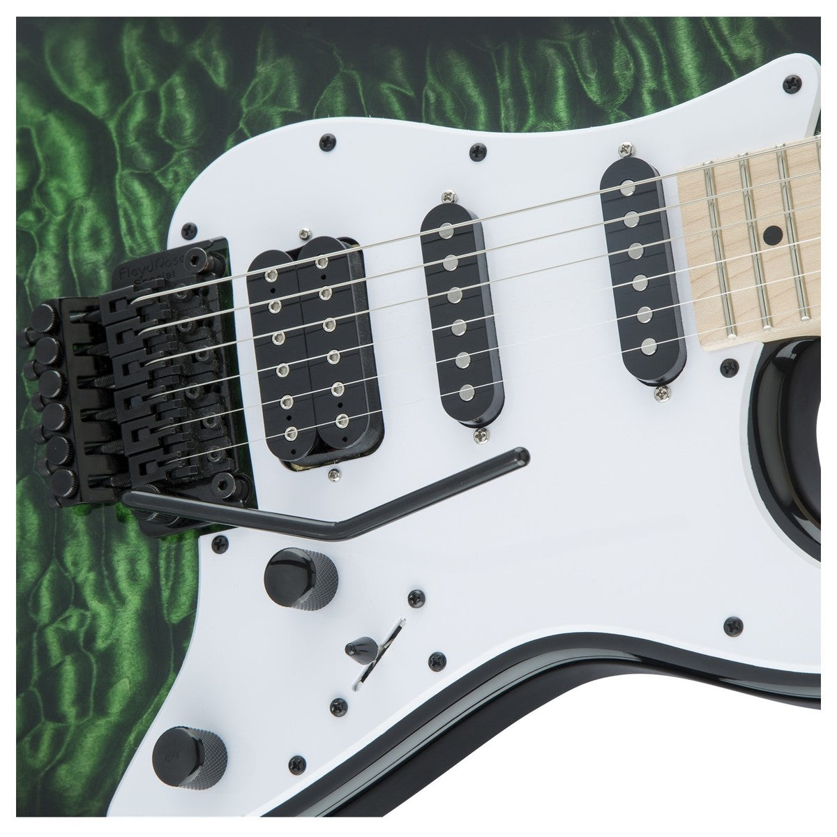 Đàn Guitar Điện Jackson Signature Adrian Smith SDXQM, Maple Fingerboard, Transparent