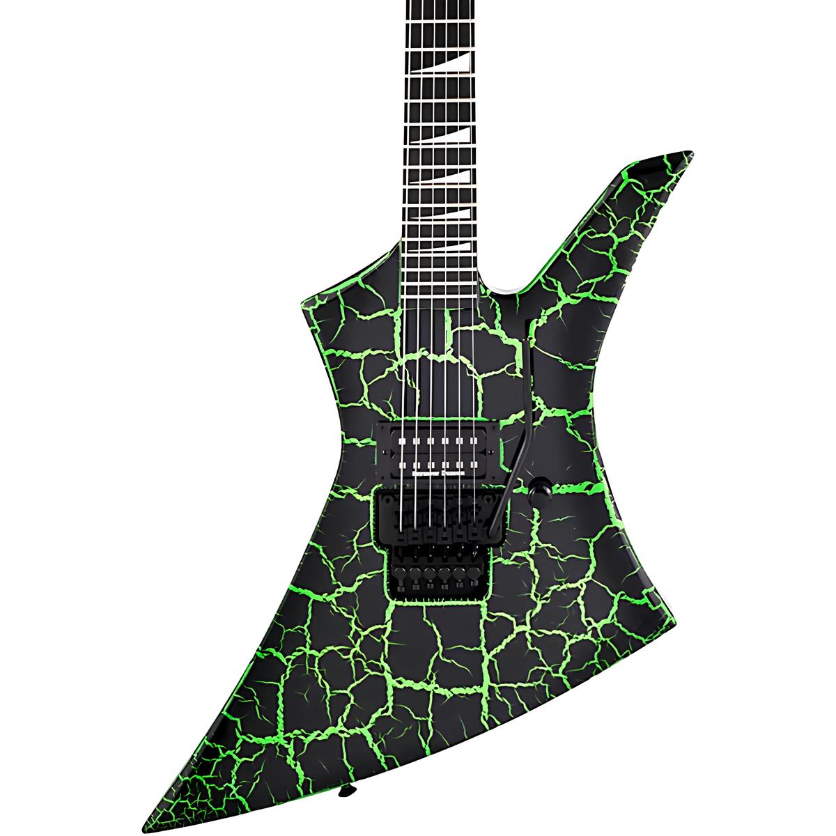 Đàn Guitar Điện Jackson Signature Brandon Ellis Kelly, Ebony Fingerboard, Green Crackle